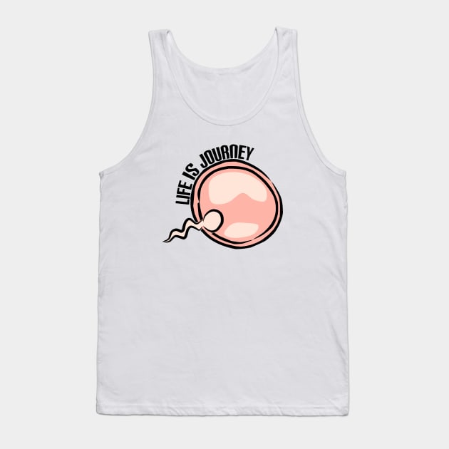 Life Is Journey Tank Top by 3DaysOutCloth